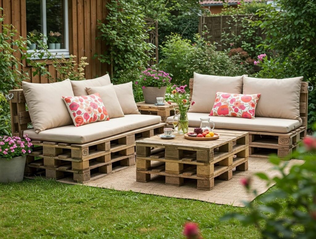 Gartenmöbel aus Paletten bauen