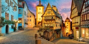 Schönste Kleinstädte Deutschlands – historische Altstadt von Rothenburg ob der Tauber