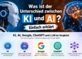 Was ist der Unterschied zwischen KI und AI